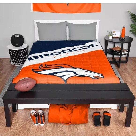 New! Nice Denver Broncos NFL 60x80 Weighted Blanket